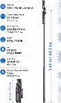 AI Yüz Takipli Selfie Çubuğu Tripod, 360° Otomatik Takip Gimbal, Quadrapod (4 Ayaklı) Taban, Uzaktan-5