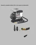 DC 12V Metal Hava Kompresörü Araç Lastik Şişirme 35L/Dk-4