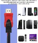 1.5 Metre HDMI Kablo Örgü Sargılı Dayanıklı Full HD Televizyon/Monitör/TV Hdmi Kablosu/Uydu Alıcısı-2