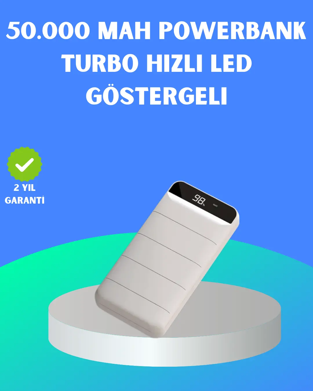 22.5W PD Destekli Taşınabilir Şarj Cihazı Çoklu Çıkışlı Model Powerbank