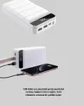 22.5W PD Destekli Taşınabilir Şarj Cihazı Çoklu Çıkışlı Model Powerbank-5