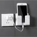Duvara Monte Telefon Tutucu, Yapışkanlı Şarj Standı, Matkapsız Pratik Kurulum, Yatak Odası, Banyo ve-1