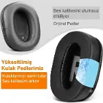 Logitech G Pro/G Pro X/G Pro X 2 / G Pro X SE ile Uyumlu Soğutucu Jel Kulaklık Pedi - İpeksi Serin K-6