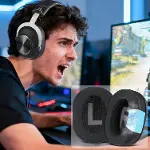 Logitech G Pro/G Pro X/G Pro X 2 / G Pro X SE ile Uyumlu Soğutucu Jel Kulaklık Pedi - İpeksi Serin K-8