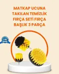 Matkap Ucu Fırça Seti Halı Fayans Zemin Temizliği-1