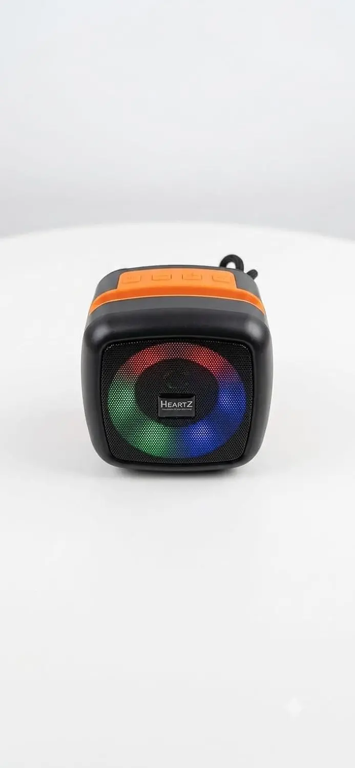 Bluetooth Hoparlör, RGB LED Işıklı, Telefon Standlı, USB Flash Bellek ve AUX Destekli, Taşınabilir S