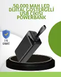 Ultra Güçlü 50.000 mAh Powerbank – LED Ekranlı, Çoklu Bağlantı Seçenekli, Akıllı Koruma Sistemli Şar-1