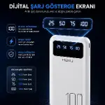 HP-TP04 Titan Series 10.000 mAh Dahili 4 Kablolu Qualcomm Quick Charge 3.0 Dijital Ekranlı Hızlı Şar-4