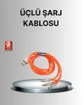 Dayanıklı Hızlı Şarj Kablosu – Esnek, Kırılmaz ve Yüksek Hızlı Veri Aktarım Destekli-1