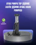 Ayak Pompası Otomobil Motosiklet Bisiklet Lastik Şişirme-1