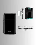 Ultra İnce Elektrikli Tıraş Makinesi | USB Şarjlı ve Su Geçirmez-5