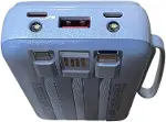 H28 10000 mah power bank PD 20W ve USB 22.5W FAST HIZLI ŞARJ DAHİLİ TYPE C VE LİGHTNİNG KABLOLU DÜNY-5