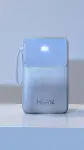 H28 10000 mah power bank PD 20W ve USB 22.5W FAST HIZLI ŞARJ DAHİLİ TYPE C VE LİGHTNİNG KABLOLU DÜNY-6