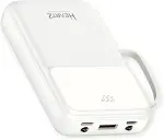 H28 10000 mah power bank PD 20W ve USB 22.5W FAST HIZLI ŞARJ DAHİLİ TYPE C VE LİGHTNİNG KABLOLU DÜNY-7