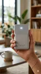 H28 10000 mah power bank PD 20W ve USB 22.5W FAST HIZLI ŞARJ DAHİLİ TYPE C VE LİGHTNİNG KABLOLU DÜNY-1