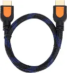 PX-05H 0.5 Metre Hdmi to Hdmi v2.0 Kablo, Kısa HDMI Erkek Erkek Görüntü ve Ses Aktarım Kablosu, 4K 2-1