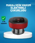 Elektrikli Vakumlu Çukurluk Masaj Aleti Isıtmalı ve Kırmızı Işıklı Terapi Seti-1