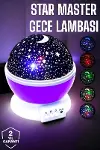 Çocuklara Özel Yıldızlı Gece Lambası-1