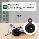 LifeTag Apple ile Uyumlu MFI Lisanslı Smart Tag Akıllı Takip Cihazı 4'lü Paket- Siyah-2