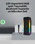 Taşınabilir Şarjlı Hoparlör USB, SD Kart, AUX Girişli-1