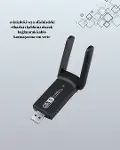 Yüksek Hızlı 1200 Mbps Çift Bant USB WiFi Adaptör – Güçlü Sinyal, Geniş Uyumluluk-3