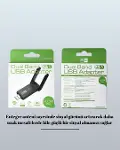 Yüksek Hızlı 1200 Mbps Çift Bant USB WiFi Adaptör – Güçlü Sinyal, Geniş Uyumluluk-4
