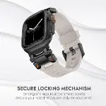 Apple Watch Series SE/11/10/9/8/7/6/5/4/3 ile Uyumlu Silikon Kordon (BBL101)-3