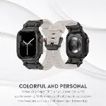 Apple Watch Series SE/11/10/9/8/7/6/5/4/3 ile Uyumlu Silikon Kordon (BBL101)-5