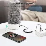 Mikrofonlu 3.5 mm Aux Bluetooth 5.3 Alıcı Adaptör Araç Kiti-4