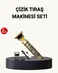 Profesyonel Çizik Tıraş Makinesi – T Çelik Bıçaklı, 120 Dakika Şarjlı Kullanım, 3 Başlıklı-1