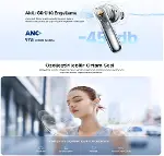 Melobuds N50 Anc Ht12 6 Mikrofonlu Bluetooth 5.4 Kulaklık Beyaz-2