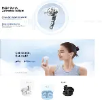 Melobuds N50 Anc Ht12 6 Mikrofonlu Bluetooth 5.4 Kulaklık Beyaz-3