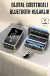 Aynalı Bluetooth Kulaklık Telefon Standlı Dijital Göstergeli-2