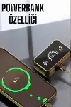 Aynalı Bluetooth Kulaklık Telefon Standlı Dijital Göstergeli-3