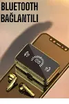 Aynalı Bluetooth Kulaklık Telefon Standlı Dijital Göstergeli-5