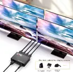 4 Portlu HDMI Splitter Dağıtıcı, 1 Giriş 4 Çıkışlı, Aynı Anda Görüntü Dağıtımı, 1.4V 1080P-2