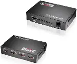 4 Portlu HDMI Splitter Dağıtıcı, 1 Giriş 4 Çıkışlı, Aynı Anda Görüntü Dağıtımı, 1.4V 1080P-1