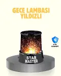 LED Renk Değiştiren Yıldız Projektör Galaxy Efektli Gece Lambası-1