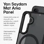 Samsung Galaxy S25 için Symple Serisi Magsafe ile Uyumlu Metal Alaşım Lens Çerçeveli ve Metal Tuş Ta-3