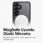 Samsung Galaxy S25 için Symple Serisi Magsafe ile Uyumlu Metal Alaşım Lens Çerçeveli ve Metal Tuş Ta-5