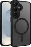 Samsung Galaxy S25 için Symple Serisi Magsafe ile Uyumlu Metal Alaşım Lens Çerçeveli ve Metal Tuş Ta-1