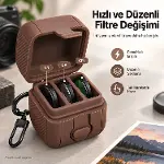 DJI Osmo Pocket 4P ile Uyumlu 3'lü Filtre Saklama Kutusu 4P-6