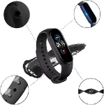 Xiaomi Mi Band 7 ile uyumlu Saat Kayışı Ent Kaliteli Xiaomi Mi Band 7 ile uyumlu Spor Saat Kontrast-4