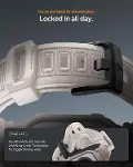Apple Watch 46mm Seri 11/10 ile Uyumlu Kılıf & Kordon Kayış Rugged Armor Pro 2 Dune Beige - ACS10506-7