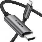 USB C HDMI Kablo (4K@60Hz,2K@120Hz,1080P@165Hz) HDR HDCP Type C to HDMI 2.0 [Thunderbolt 5/4/3, DeX-1