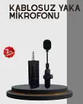 20 Metre Menzilli Kablosuz Yaka Mikrofonu Gürültü Engelleyici-1