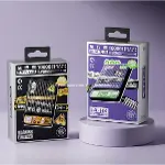 P90 10.000 mAh PD20W Kablosuz Şarjlı Powerbank, Travel Serisi, Mor-1