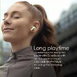 Echobuds Gerçek Kablosuz Kulaklık - Dahili Mikrofonlu Bluetooth Kulak Tomurcukları, 19 Saat Çalma Sü-4