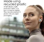 Echobuds Gerçek Kablosuz Kulaklık - Dahili Mikrofonlu Bluetooth Kulak Tomurcukları, 19 Saat Çalma Sü-7