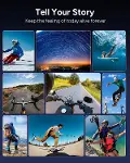 SJ6 Ultra Aksiyon Kamerası, Wi-Fi, 30 Metreye Kadar Su Geçirmez, 4K 30 FPS Video, 20 MP Fotoğraf-5